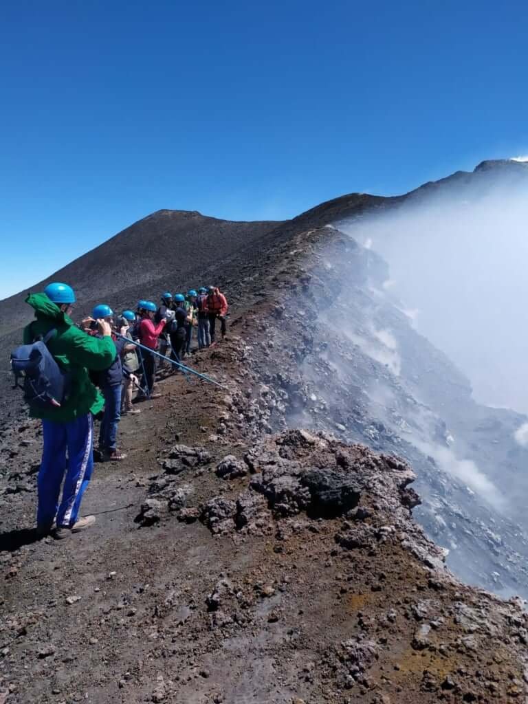 Excursion sur l'Etna - cratères du sommet